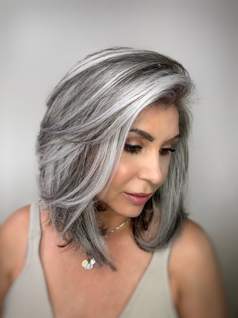 Frisuren graue Haare mittellang ab 50 kurz: Modern und voller Charme