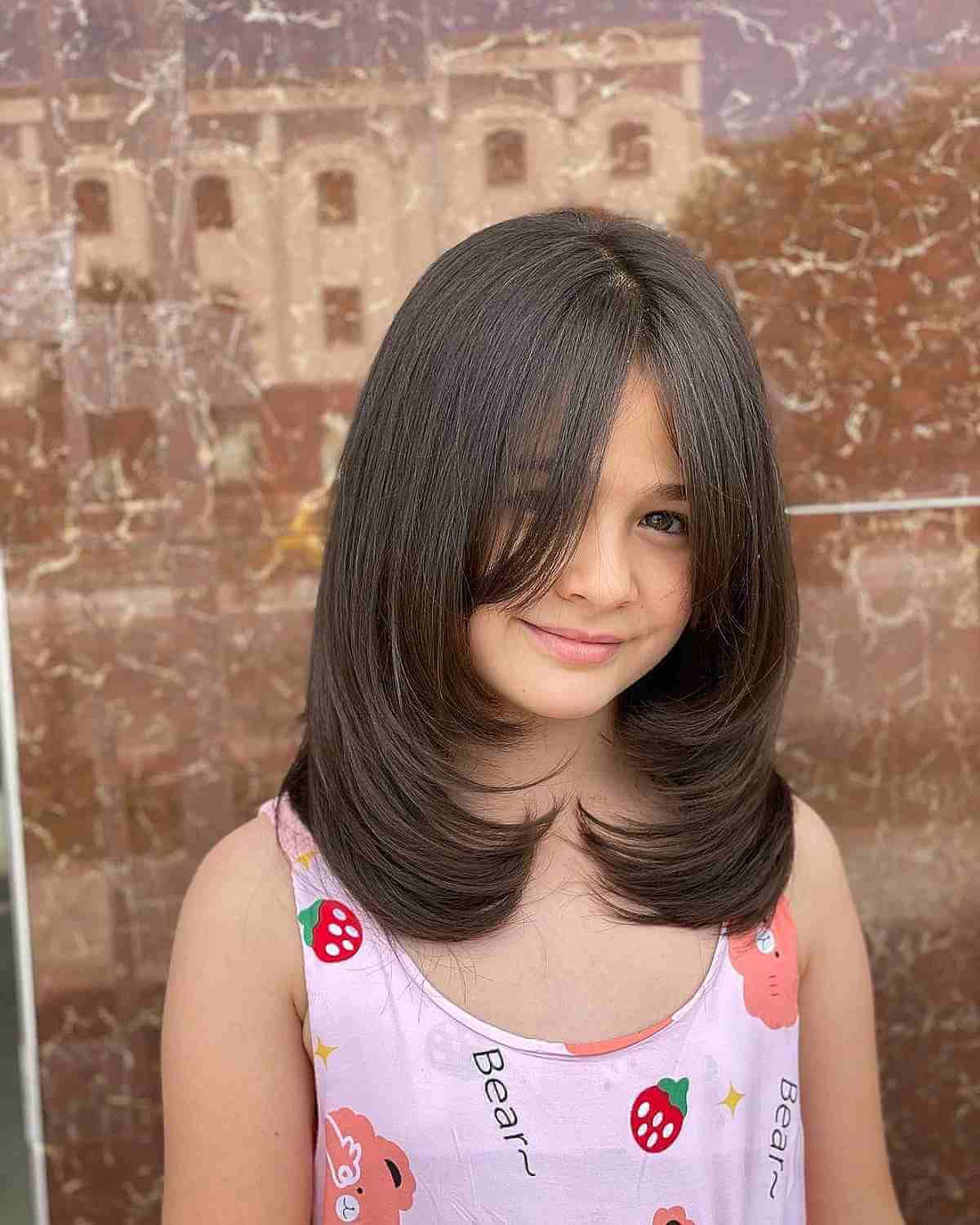 Frisuren für Mittellanges Haar – Süße Styles für Kleine Kinder