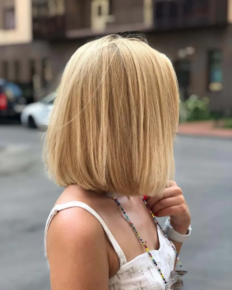 Eleganter Long Bob für feines Haar mit Pony: Der perfekte Schnitt für mehr Volumen