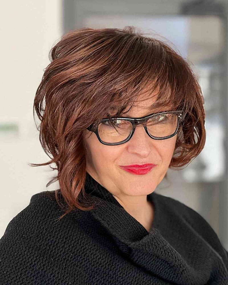 Frisuren ab 50 feines Haar Brille: Stilvoll und Ausdrucksstark